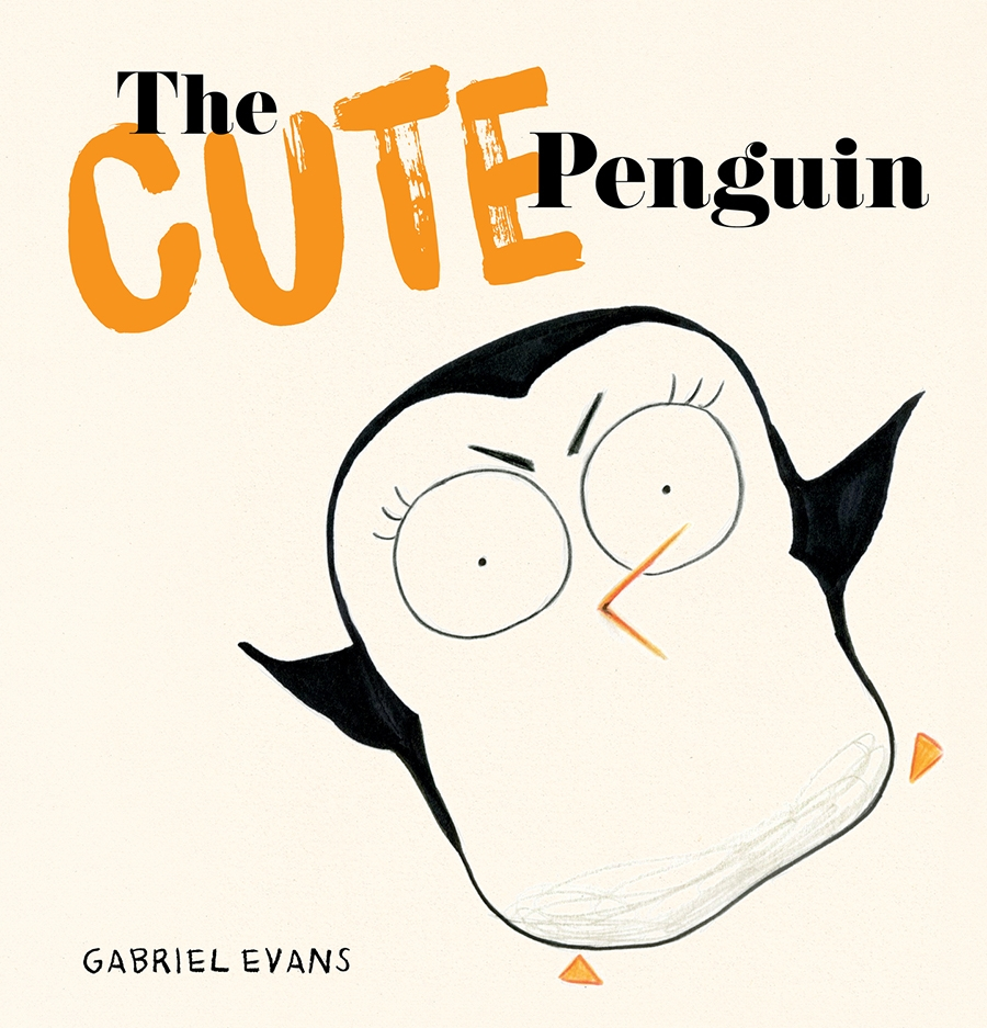 Cute Penguin Writing With Book And Pencil Cartoon - Penguin